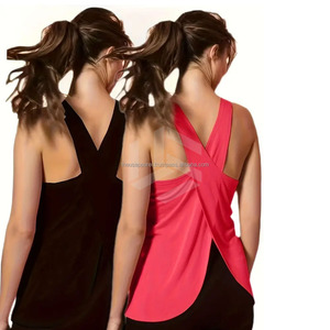 Women Fitness Custom Design Solid Color Quick Dry Breathable Plus Size Muscle Activewear Seamless Women Tank <b>Tops</b> For Sale - Product Image 6