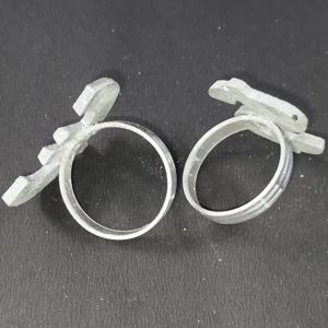 Anneau de serviette en aluminium avec symboles de devises (Dollar et Euro), pièce unique, pour décoration de table de gala professionnel - Product Image 4