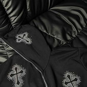 Custom Distressed ACID Wash <b>ZIP</b> With Logo Vintage Wash <b>Full</b> <b>ZIP</b> <b>Sweatshirt</b> For Winter Hoodies Basics, Cotton Blended Hoodies - Product Image 6