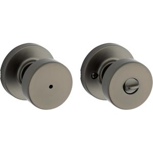 Maniglia per Porta Interna Senza Chiave con Serratura a Rotazione in Metallo Canna di Fucile, per Bagno e Camera da Letto - Categoria: Maniglie per Porte e Finestre - Product Image 1