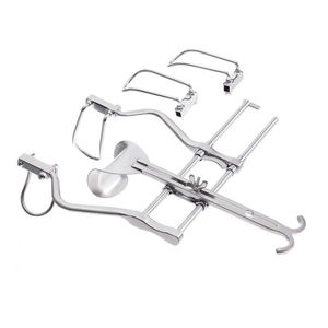 Rétracteur abdominal Balfour 7,62 cm en acier inoxydable avec poignée à boucle creuse et lame courbée par Surgiright Instrument - Product Image 2