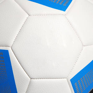 Ballons de football de qualité supérieure, blancs et bleus, légers, à rebond élevé, résistants aux rayures, en PVC, cousus à la machine, multifonctionnels - Product Image 6