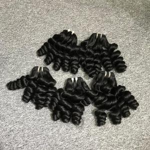 Extensiones de pelo rizado humano virgen sin procesar al por mayor de fábrica de Vietnam gran oferta con precio increíble - Product Image 1