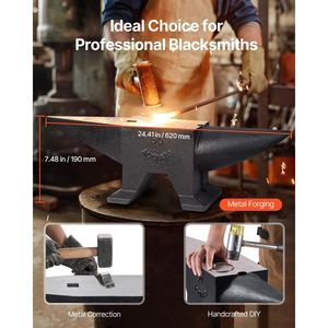 Incudine in Ghisa ad Alta Durezza da 105 Libbre con Ampio Piano di Lavoro, Base Robusta e Stabile per Fabbri - Product Image 6