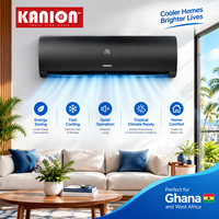 Climatiseur mural intelligent Wifi Kanion OEM 12000 BTU de haute qualité, mini-split domestique 1,5 CV, Climatiseur Hiwall Klimaanlage