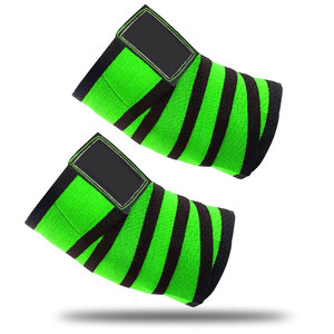 Bandes de genou réglables pour hommes, pour la musculation, la gym, le crossfit et l'entraînement de force, sangle robuste - Product Image 1