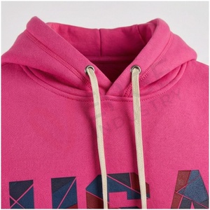 Unisex <b>Pink</b> <b>Tracksuit</b> <b>Set</b> Hooded Full Sleeve USA Print Casual Sportswear Autumn Wear Breathable Cotton Regular Fit - Product Image 4