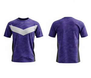 OEM Full Sublimation T-Shirt | Custom Printed <b>Athletic</b> Apparel for Men Women Adults | Lightweight Quick Dry Breathable Short - Product Image 3