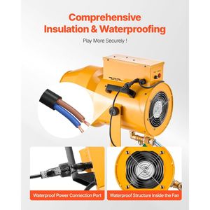 Machine à mousse pour fêtes 1200 W, réservoir d'eau de 20 gallons, 3 paquets de poudre de mousse, lanceur et pulvérisateur pratique pour les fêtes - Product Image 3