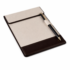 PU Leather Menu Holder Wallet Document Cover with Metal <b>Corner</b> <b>Protectors</b> for Restaurant Hotel Cafe Front Desk - Product Image 5