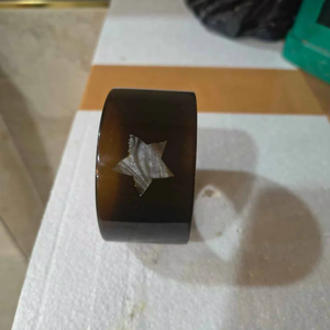 Brazaletes de Cuerno Redondos Modernos y Elegantes de Último Diseño, Ecológicos, para Mujer, Joyería India Hecha a Mano, Artesanía Natural de Exportación - Product Image 1