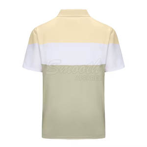 เสื้อโปโลผู้ชายระบายอากาศได้ดี พิมพ์โลโก้ตามสั่ง เสื้อโปโลผู้ชายทันสมัย - Product Image 6