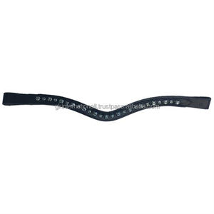 Bandas de cuero ostentosas para cejas de caballo, cristales de marca al por mayor, en todos los tamaños personalizados, diseños - Product Image 4