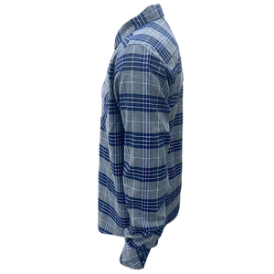 Camisa de Franela para Hombre, Cuello Alto, Logotipo Personalizado, Ecológica, Antiarrugas, Manga Larga, Precio al por Mayor, Nuevo Diseño, Tendencia Actual - Product Image 1