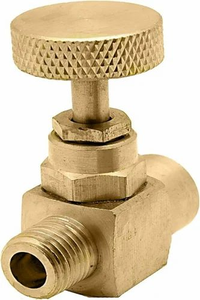 Vanne à aiguille en laiton de qualité supérieure, 1/4 pouce, pour le contrôle du débit haute pression dans les systèmes industriels pneumatiques et hydrauliques - Product Image 3