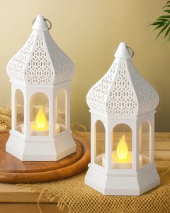 Modern Metal <b>Lantern</b> Candle Holder Decorative Tealight <b>Lantern</b> Contemporary Home Centerpiece Accent Design Piece - Product Image 5