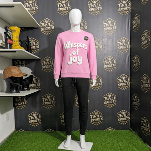 Sudadera Personalizable de Cuello Redondo para Mujer, Tejido Grueso, Transpirable, Ecológica, 100% Algodón, Estampado Invernal, Color en Contraste en la Parte Delantera - Product Image 3