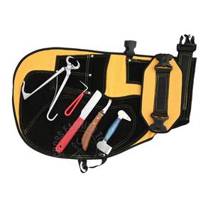 Outil de soin des sabots de cheval pour fermeur : Pince à sabots compacte, Couteau à sabots réglable, Couteau à sabots courbé et tranchant, Couteau à sabots en D, Outil de polissage et de ramassage - Product Image 1