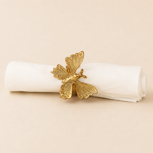 Elegant Gold Napkin <b>Rings</b> Set of 2 Durable and Stylish Perfect for Weddings Dinners or Special Occasions - Product Image 4