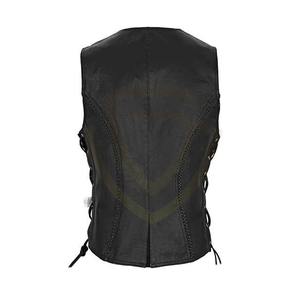 Chaleco de Cuero para Mujer, Estilo Biker, Sin Mangas, Ligero, de Calidad Profesional, Nuevo - Product Image 3