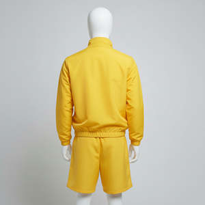 Ensemble coupe-vent deux pièces pour homme : veste et short en nylon respirant pour la gym, l'entraînement et la course à pied - Product Image 1