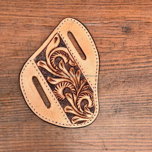 Tissé à la main grand panier tissage couteau en cuir véritable gaine personnalisé Western couverture étuis ceinture trappeur chasse accessoires - Product Image 2