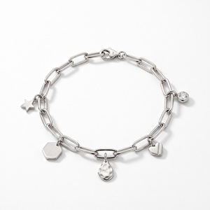 สร้อยข้อมือทองคำขาว 10K สำหรับผู้หญิง เครื่องประดับหรูหรา ดีไซน์เนอร์ สร้อยข้อมือทองคำ ผลิตตามสั่ง OEM ผู้ผลิตในประเทศไทย - Product Image 6