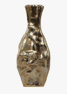 Florero de metal artesanal tradicional indio para decoración espiritual de interiores o arreglos florales para espacios sagrados - Product Image 5