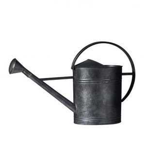 Regadera de metal rústica para jardinería decorativa, estilo vintage, construcción duradera, pico largo, mango para regar fácilmente - Product Image 3