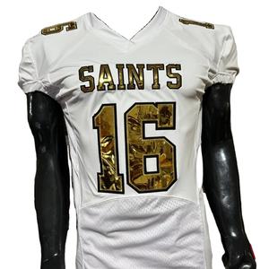 Camiseta de fútbol americano personalizable, pantalones de sublimación elásticos transpirables, pantalones cortos de talla grande, OEM, Pakistán, directo de fábrica - Product Image 1