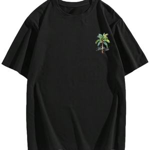 Tendance/vente chaude personnalisé hommes Vintage imprimé T-shirt lavé à l'acide/lavé avec doux 100% coton fabriqué au Pakistan - Product Image 1