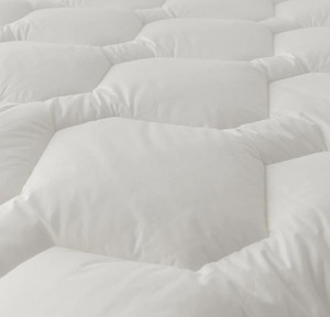 Housse de couette en coton de qualité supérieure personnalisée OEM, blanche unie, taille complète, 300 fils, imperméable, pour usage domestique et hôtelier - Product Image 3