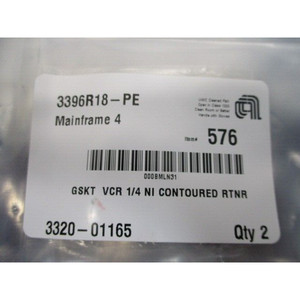2 AMAT 3320-01165 GSKT VCR 1/4 NI CONTOURED RTNR - Équipements et pièces semi-conductrices d'origine fiables à l'échelle mondiale - Product Image 4