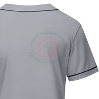 Jersey Baseball Lengan Pendek Desain Premium Terbuat Dari 100% Bahan Polyester Cepat Kering Pilihan Desain Kustom untuk Tim Klub