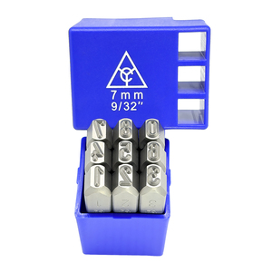 Punzón de Metal con Letras y Números del Alfabeto Alemán de Grado Industrial, 7 mm, Acero CR-V - Product Image 3