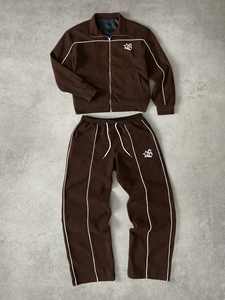 Ensemble de survêtement unisexe personnalisé, mode décontractée, imprimé, uni, streetwear, veste en polaire légère, 220 g/m² - Product Image 2