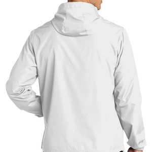 Veste à capuche pour homme, style streetwear, coupe-vent, fabriquée au Pakistan, OEM, veste décontractée zippée, imperméable, avec capuche. - Product Image 3