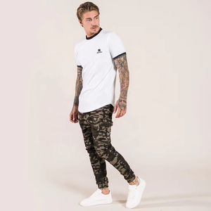 เสื้อยืดผู้ชายแบบเรียบ ผ้าฝ้าย 100% สำหรับสกรีนลาย - Product Image 2