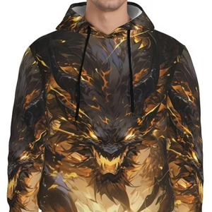 Sudaderas con Capucha Personalizadas al por Mayor para Hombre, Tallas Grandes, con Impresión Digital y Sublimación, Forro Polar Ecológico, Ropa de Invierno - Product Image 5