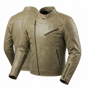 Premium Quality Leather Outerwear Trendy <b>Mens</b> <b>Jacket</b> Handmade Leather <b>Jacket</b> Stylish Rider <b>Jacket</b> Everyday Wear Leather Coat - Product Image 5