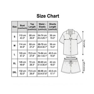 Conjunto Casual de Dos Piezas para Mujer, Camisa con Botones y Pantalones Cortos con Cordón, Talla Grande, Ropa de Verano para Estar en Casa - Product Image 5