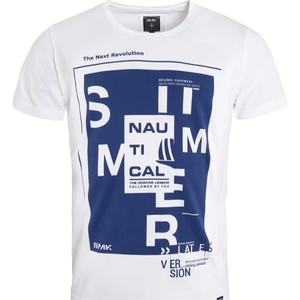 OEM vente en gros bleu coton polyester t-shirts unisexe t-shirt impression personnalisée logo tricoté sérigraphie t-shirt pour hommes - Product Image 4