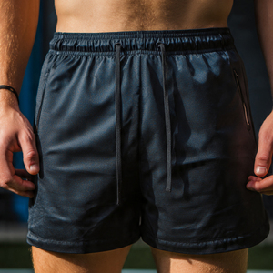 Pantalones Cortos Deportivos para Hombre, Ligeros, con Cordón en la Cintura, para Entrenamiento - Product Image 4