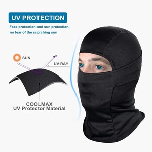 Masque facial balaclava bleu foncé unisexe, extensible en spandex, respirant, imperméable, coupe-vent, réglable, pour les sports de plein air, vêtements d'hiver - Product Image 3