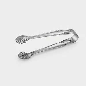 Stainless Steel Ice <b>Tongs</b> Silver Vintage Shell Design Barware <b>Serving</b> <b>Tongs</b> Antique Style Sugar Cubes Salad Food <b>Tong</b> Clip - Product Image 2