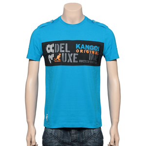 Meilleur fabricant OEM de t-shirts à manches courtes pour hommes avec impression de gestes de la main, col rond, coupe régulière, style décontracté - Product Image 2