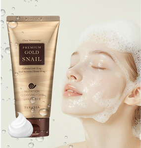 TERESIA Nettoyant Visage Premium au Collagène d'Escargot Doré, Crème Nettoyante Profonde Raffermissante, Nettoyage des Pores, Hydratant Nourrissant pour Femmes - Product Image 3