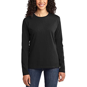 Camiseta de Verano de Alta Calidad para Gimnasio, Talla Grande, para Mujer, al por Mayor, Informal, 100% Algodón, Cuello Redondo, Hombros Caídos - Product Image 5