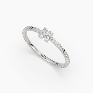 Anillo Solitario Minimalista de Oro de 14 Quilates con Diamante Cultivado en Laboratorio Certificado por IGI, Joyería Clásica para Compromiso, Aniversario o Fiesta, Regalo para Mujer - Product Image 3