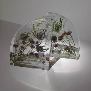 Attractive Resin <b>Bookends</b> Premium Handmade Book Holder for Decorative Office Home Bookshelf Display Solution - Product Image 2